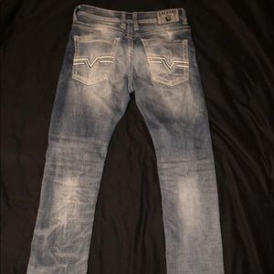 Salvage buckle jeans